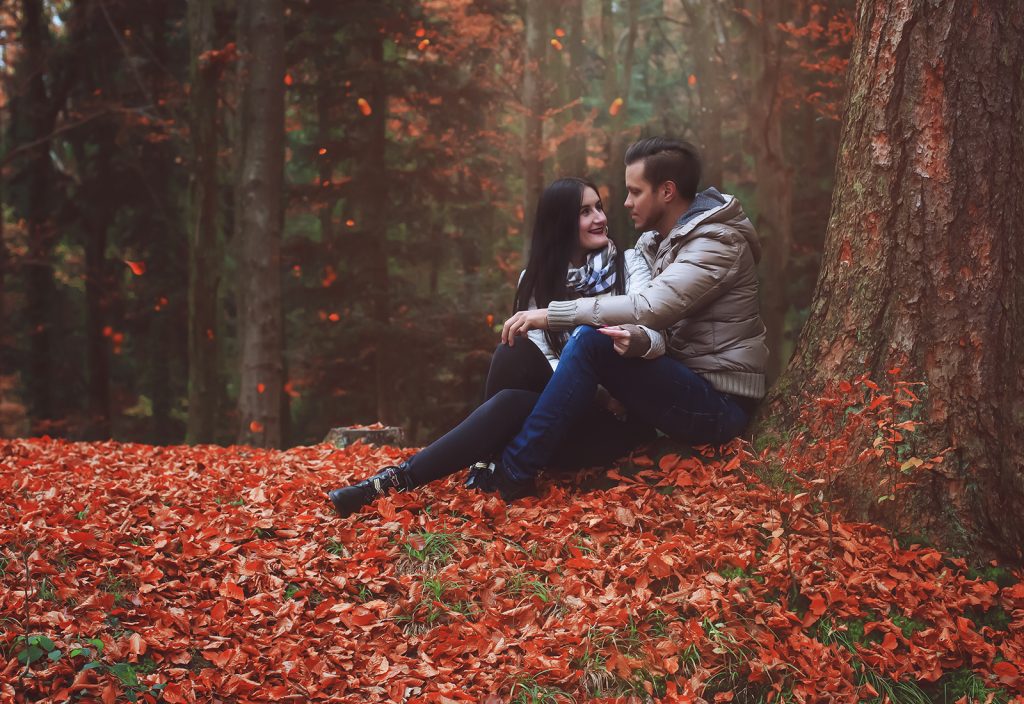 herbst pärchen fotografie