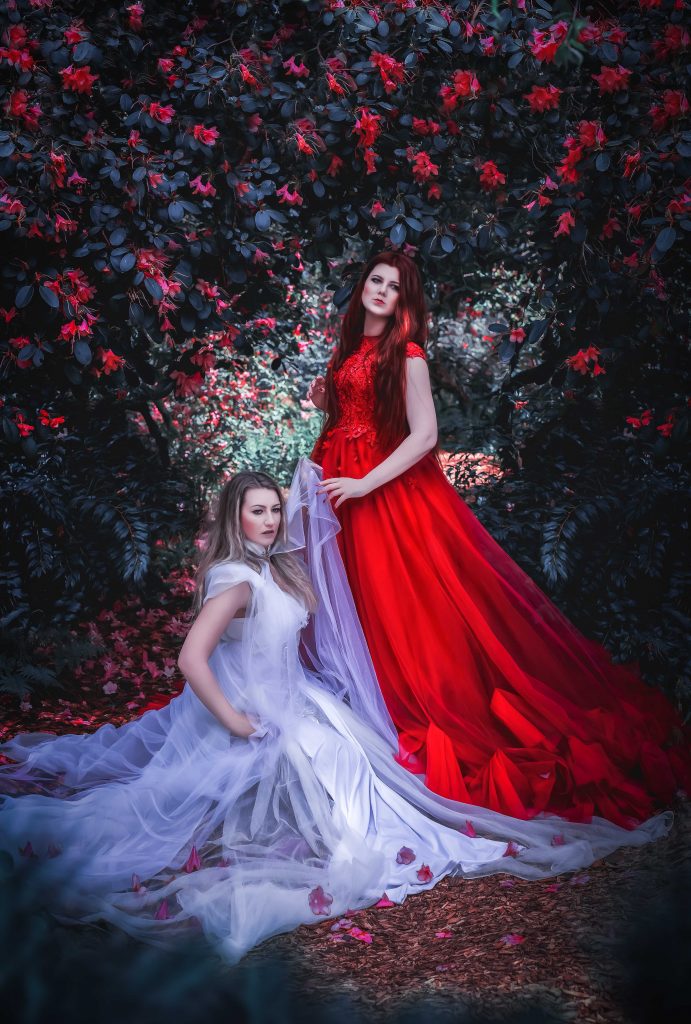 Freundinnen-fantasy-Blumen-Fotoshooting-Schweiz