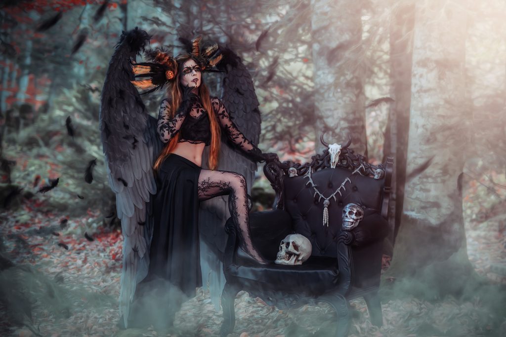 Dark wings Flügel Fantasy Fotoshooting