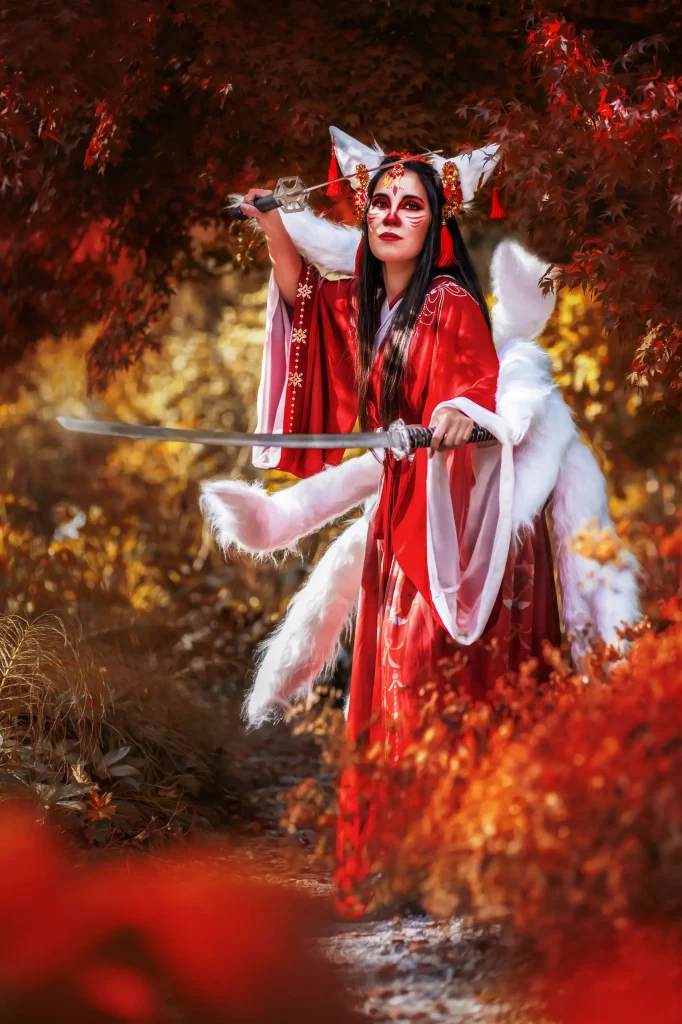 Kitsune-Cosplay-Herbst