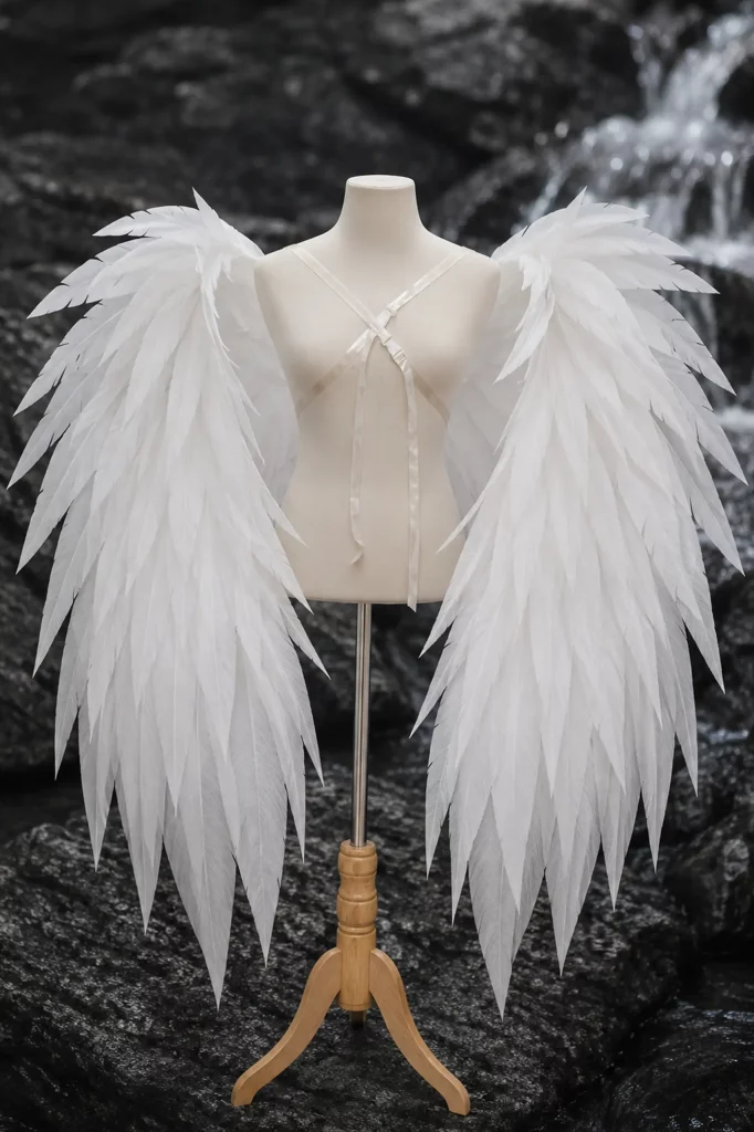 Weisse Engelsflügel der Ivory Seraph Fantasy Premiere von Elena Frizler Photography in der Schweiz